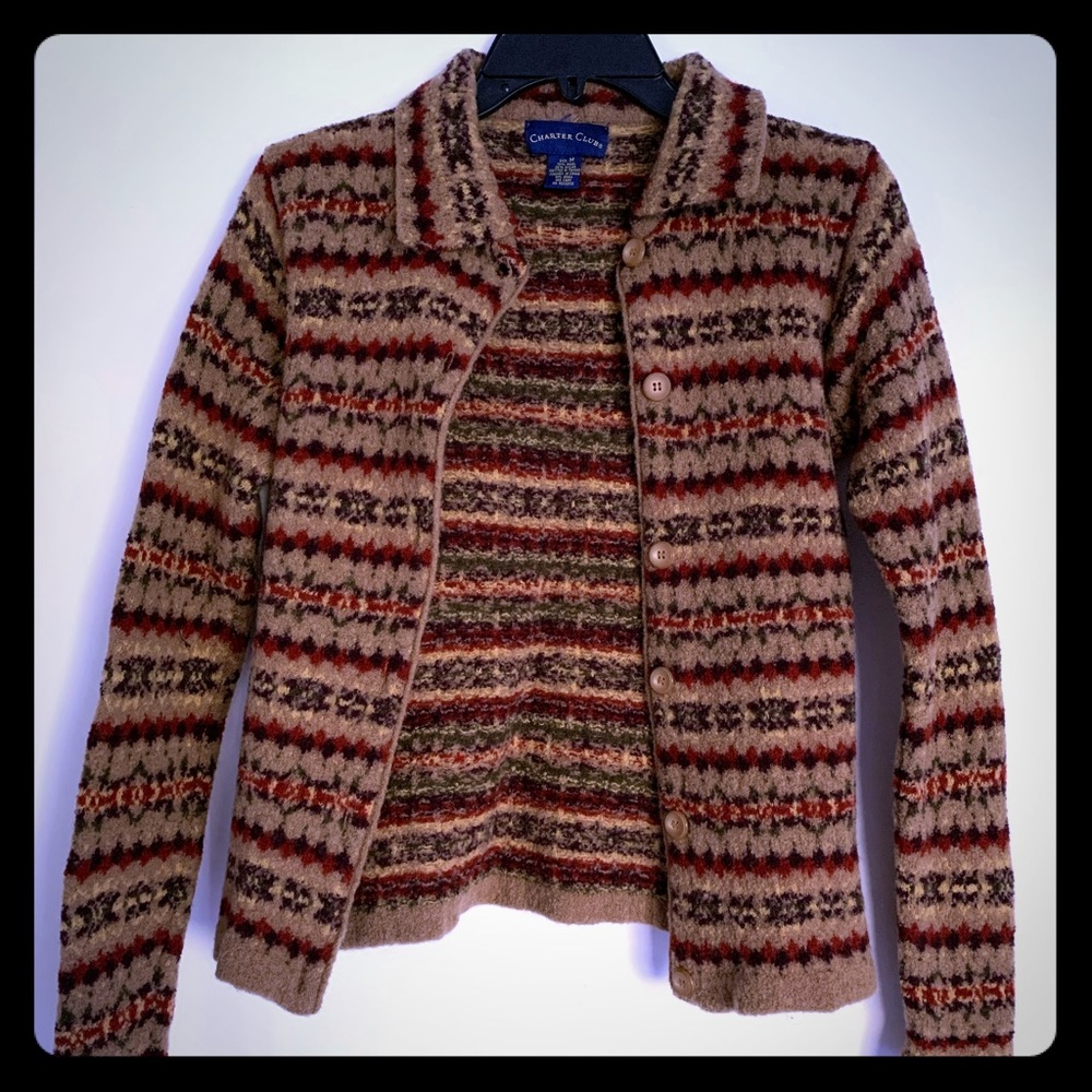 ❗️❗️Sold ❗️❗️Charter Club Vintage Wool Jacket 🍂